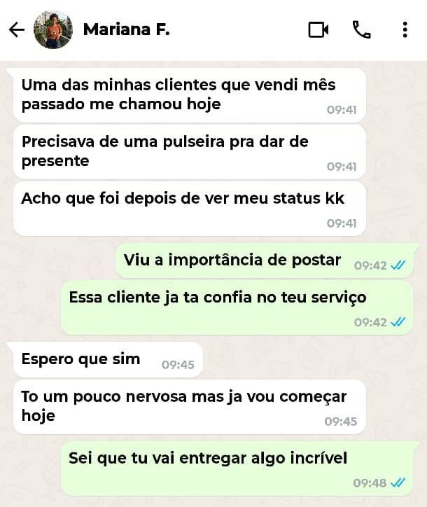 Deslize para o lado ➔